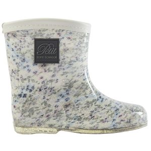 Petit By Sofie Schnoor Gummistøvler – AOP Flower / Hvid m. Blomsterprint